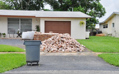 Process of home clearance including sorting and removal